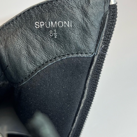 Envy Womens Spumoni‎ Genuine Leather Studded Side Zip Stiletto Ankle Boots 8.5 - Picture 10 of 11